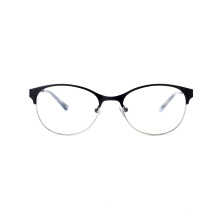 Fashion Matte Two Color Metal Spring Hinge Ladies Frames Optical Frames Eyewear